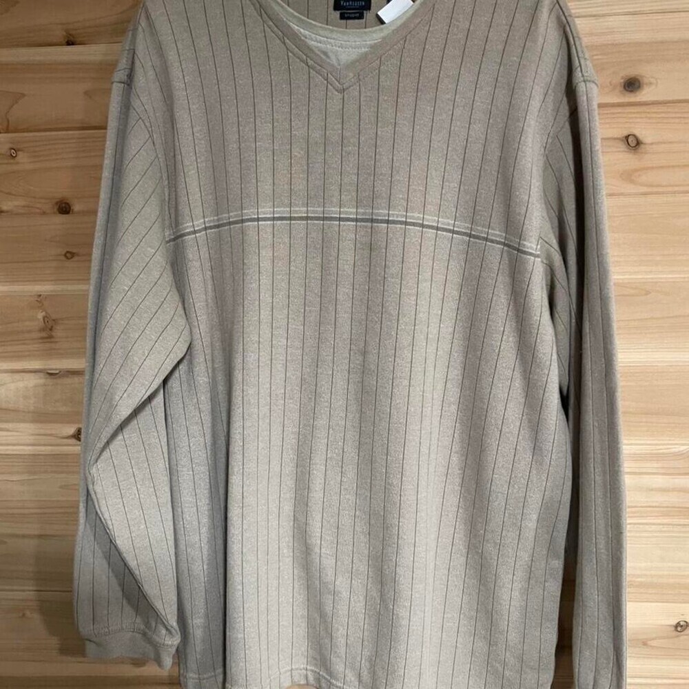 Van Heusen Studio Grey Pinstripe F 475